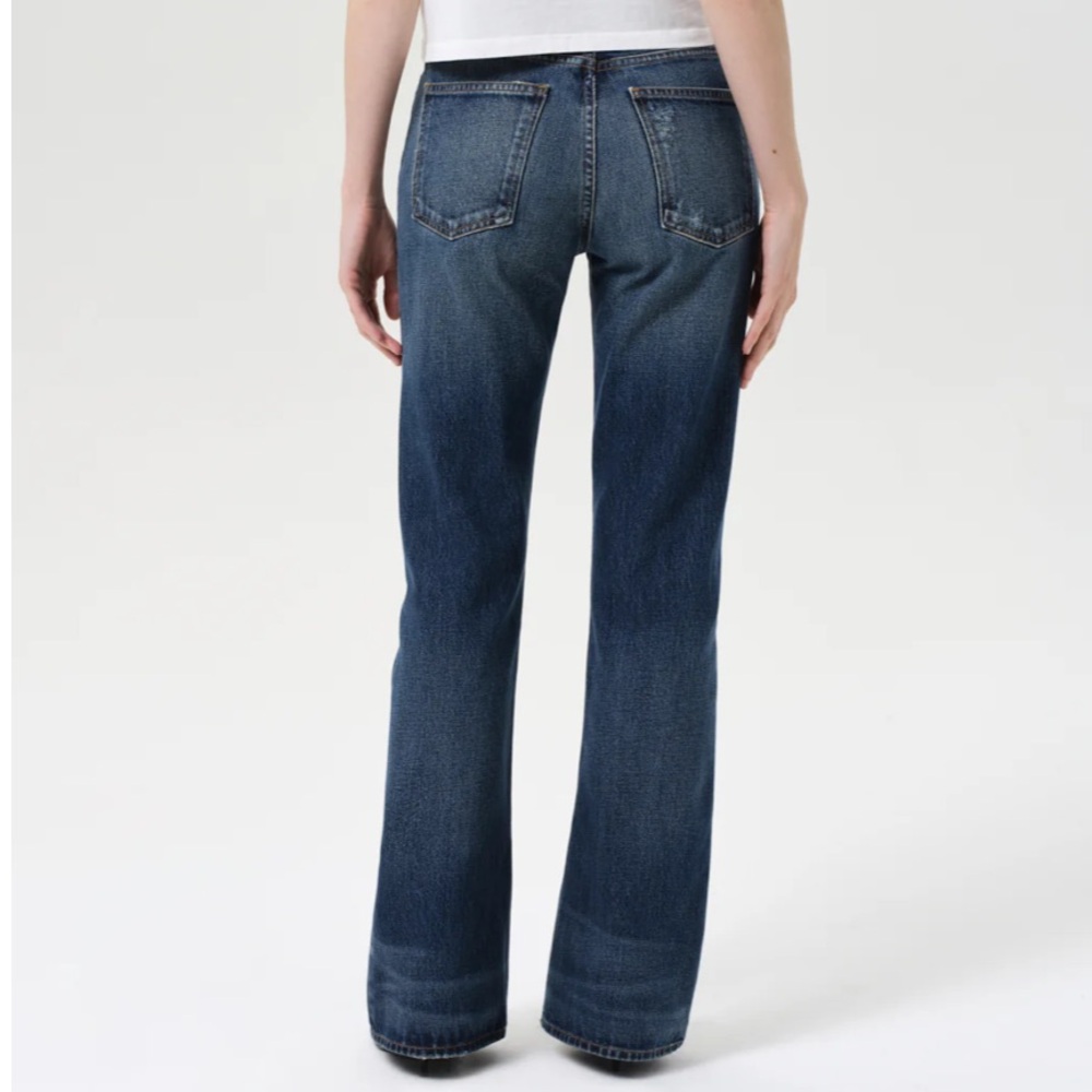 NWT Agolde Mid Rise Kick Boot Jeans Stencil - Picture 2 of 7